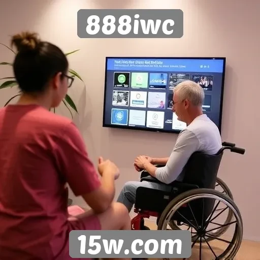 Acessibilidade e interface do 888iwc para usuários